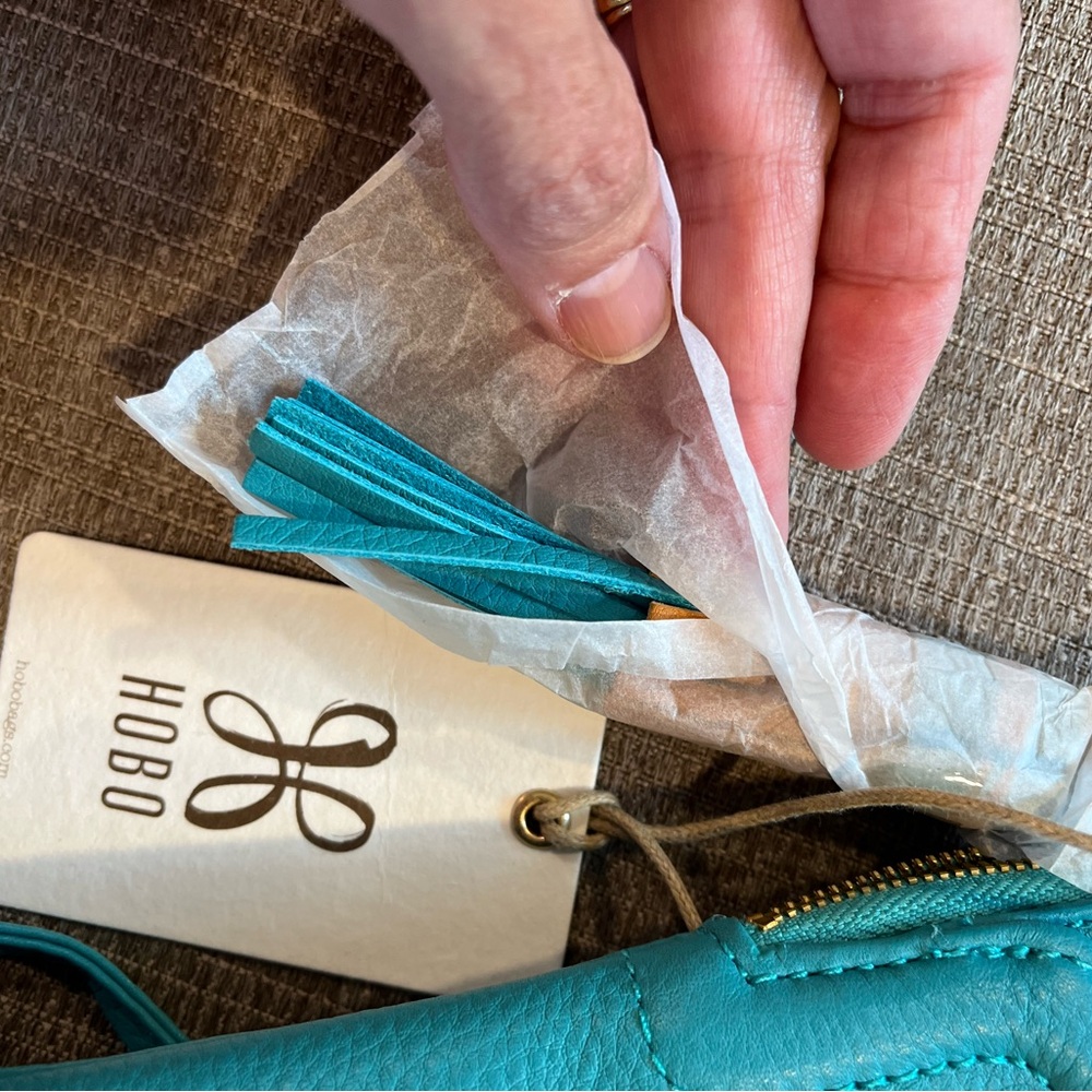 HOBO Nila Turquoise Cellphone Crossbody Bag - Picture 4 of 9